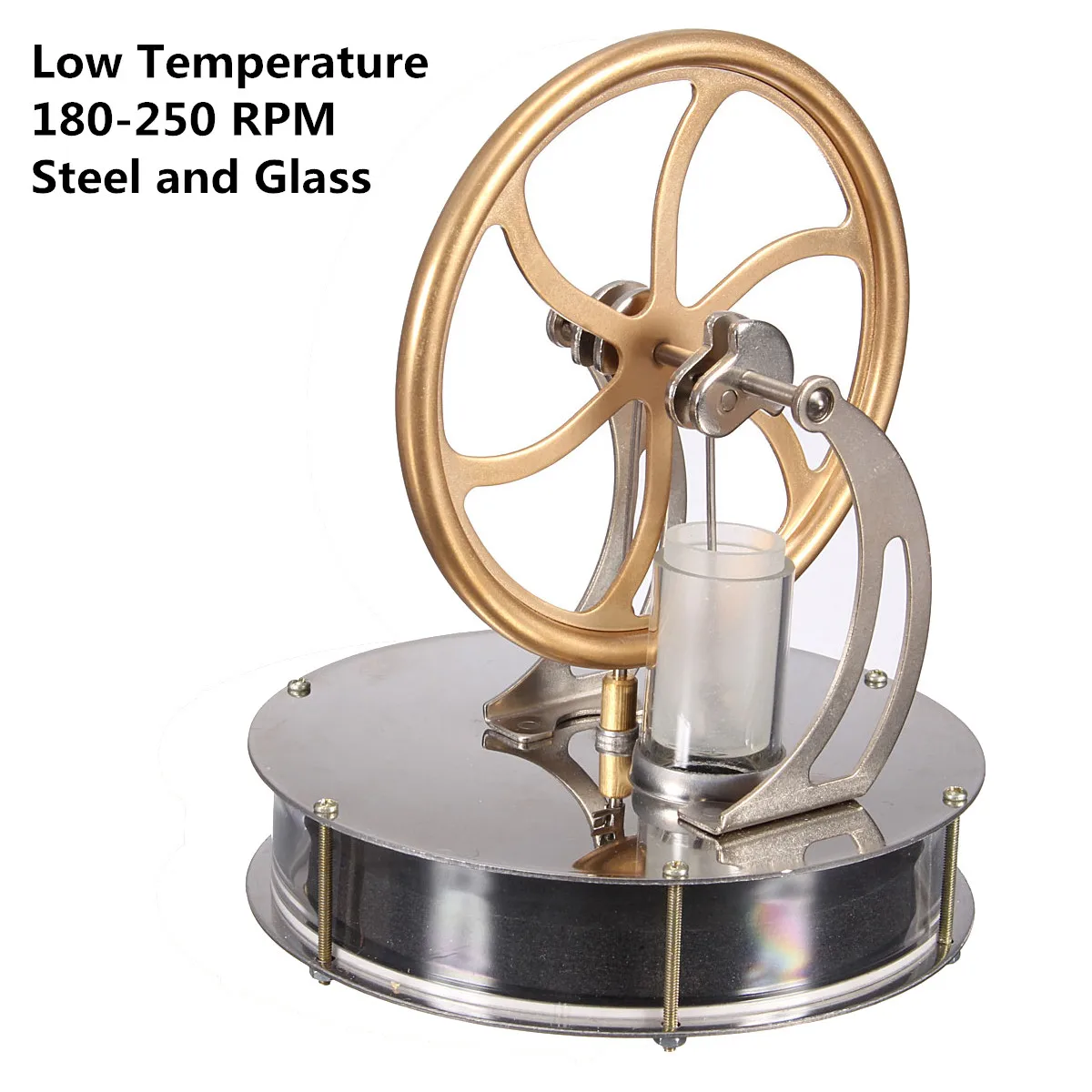 Jouet Cadeau D/écoration Artisanat Fournitures Basse Temp/érature Moteur Stirling Moteur Vapeur Chaleur /Éducation Mod/èle Jouet Cadeau Pour Enfants Artisanat Orname Cadeau