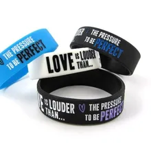 Самый продаваемый Экран печать Настраиваемые браслеты SW-07