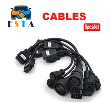 5 шт./лот кабель для тележки полный набор 8 шт. кабель для тележки s для TCS pro авто OBD2 сканер DHL экспресс-, розничная