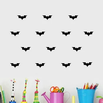 

22 pcs/set Batman Hero Logo Vinyl Wall Sticker Kids Room Decals Mural Decor