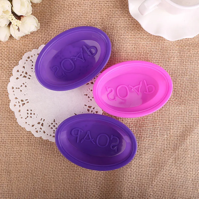 

HOURONG 1PC 3D Silicone Loaf Soap Molds High Quality Homemade Food Grade Cupcake Mold DIY Decorative Oval Soap Cake Mould