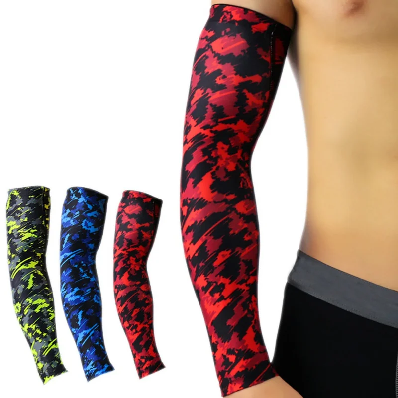 Download Breathable Cycling Running Arm Warmers Men Women Sport ...
