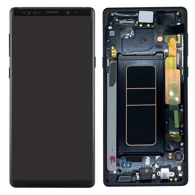 100% Оригинальный супер AMOLED 6 4 ''ЖК дисплей с рамкой для SAMSUNG GALAXY Note 9 Note9 N960D ЖК