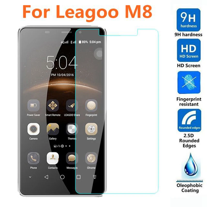 

Tempered Glass For Leagoo M8 M 8 Tempered Glass 9H 2.5D Scratch Proof Screen Protector Film Phone Case for Leagoo M8 Pro 5.7inch