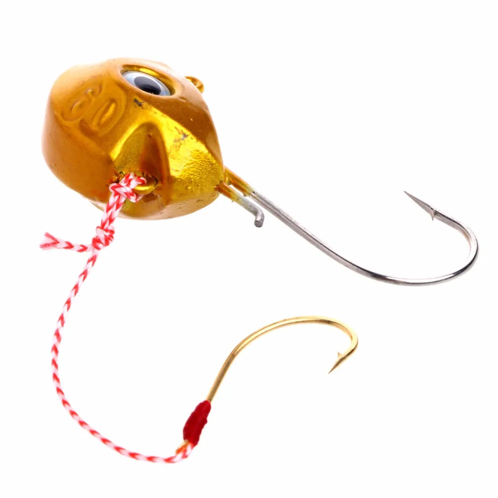 Джиг Locks60g 80 г свинцовая головка Jigs с одиночными отверстиями Pesca аксессуары лодка
