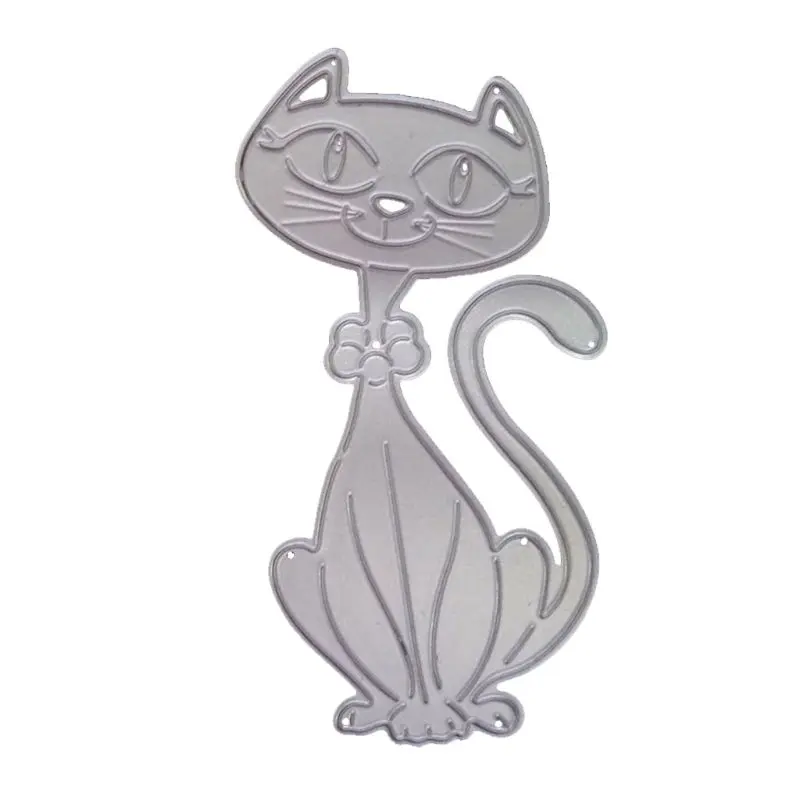 Cat Scrapbooking Cutting Die Stencil DIY Album Card Paper Embossing Craft.TOP
