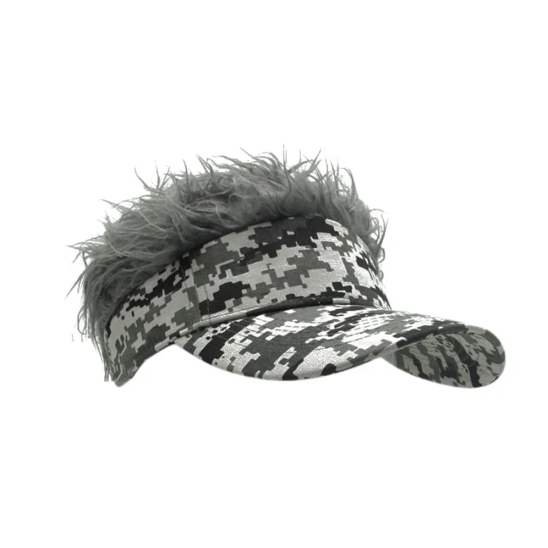 Personalized Warm Hair Style Cap Funny Sun Visor Men's Hats Outdoor Men