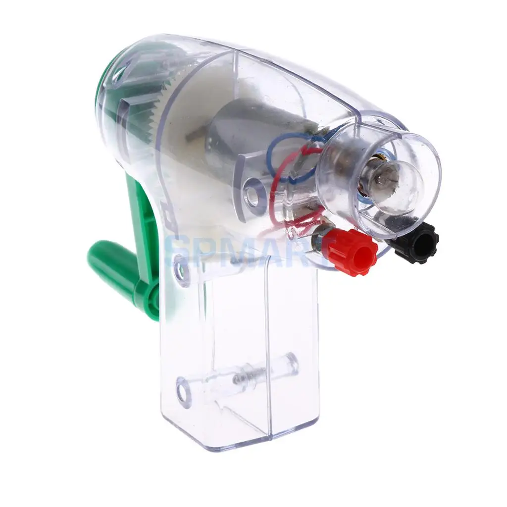 Hand-cranked Mechanical Power Electric Generator Model Lab Experinment Toy