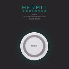 Nillkin 3 in 1 Multifunction Hermit USB Portable Qi Wireless Charger for iPhone 6 6s 7 8 Plus Samsung Galaxy S6 S7 Edge S8 Plus