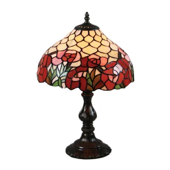 

Mediterranean Decor Turkish Mosaic Lamps E27 Stained Glass Lampshade Bedroom Bedside Vintage Table Lamp Light Fixtures
