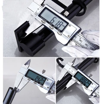 

Kitchen Utensil Hanging Rail Rack Organizer Wall-Mounted Aluminium 6/10 Hooks