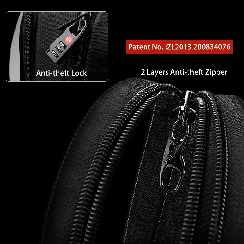  Tigernu Anti Theft Nylon Laptop Men Backpacks Travel Luxury Waterproof Back Pack Male New Women Bag