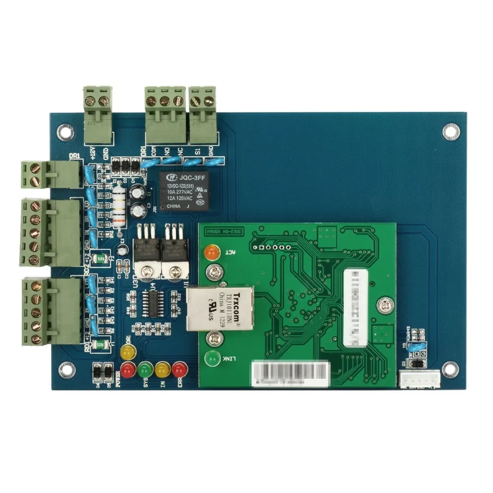 Wiegand TCP/IP Network Access Control Board Control Panel Controller For 1 Door 2 Reader time attendance free english software Wiegand TCP/IP Network Access Control Board Control Panel Controller For 1 Door 2 Reader time attendance free english software