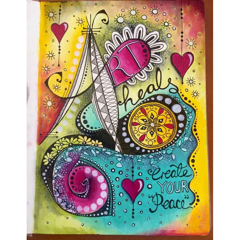bf4851bf63fc37cc574bd74a6775cf41--doodle-art-journals-art-journal-pages