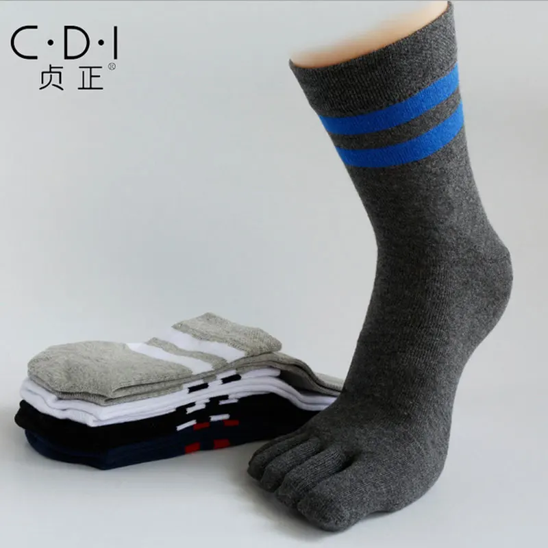 6 Pairs/Lot Exquisite Middle Tube Style Ventilate Comfortable Men's