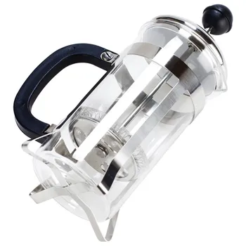 

1 Pc Stainless Steel Pressure Coffee Pot High Borosilicate Heat Resistant Low Temperature Crystal Glass Filter Teapot #LR4