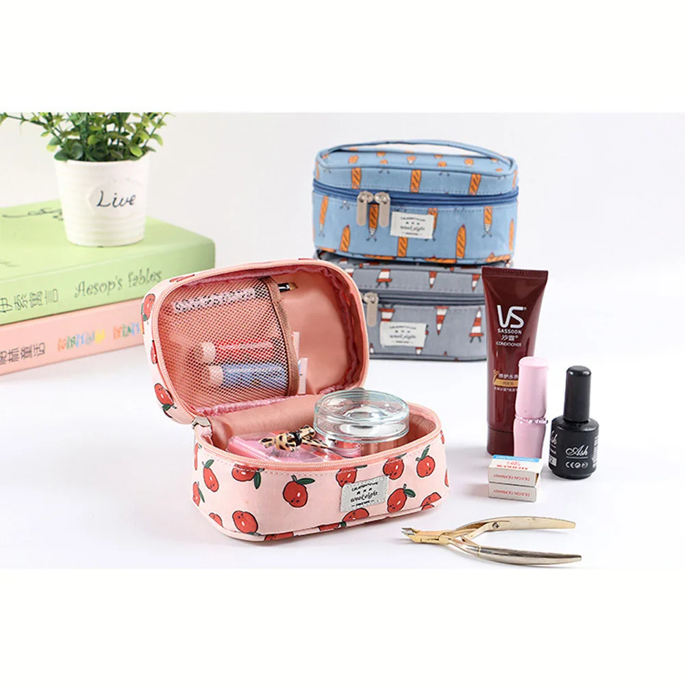 Buy 2018Makeup Bags With Multicolor Pattern Cute