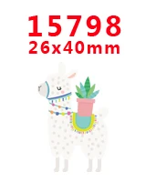 15789 30 шт мультфильм персонаж плоское украшение из смолы PR 15186 - Цвет: 15789