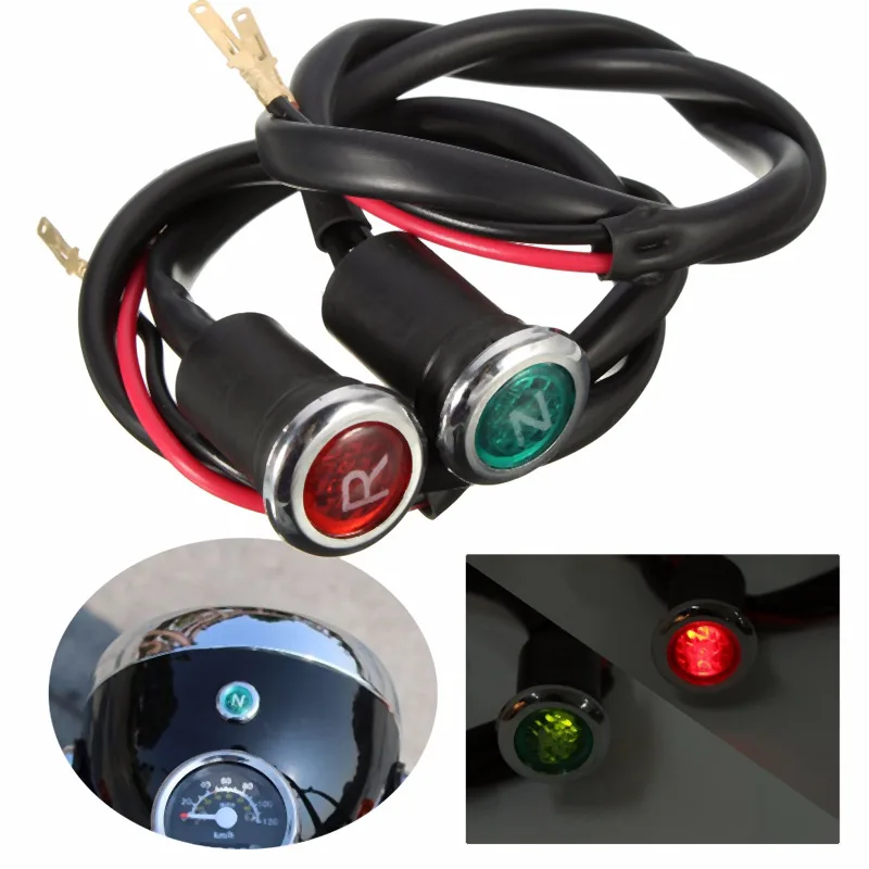 

Reverse Indicator Light Reverse Gear Durable Neutral Indicator Light Diode Motorcycle Indicator Light Universal