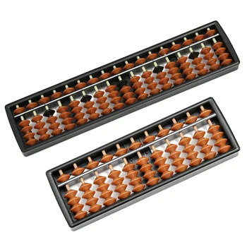 

Abacus Montessori Toy 17 Digits Kid School Learning Math Arithmetic toy Chinese Traditional Abacus Educational Toys for children
