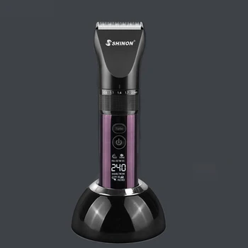 

Professional Electric Hair Clipper for Men Baby Hair Trimmer Ceramic Titanium Blade Cutting Shaving Machine for Barber Salon
