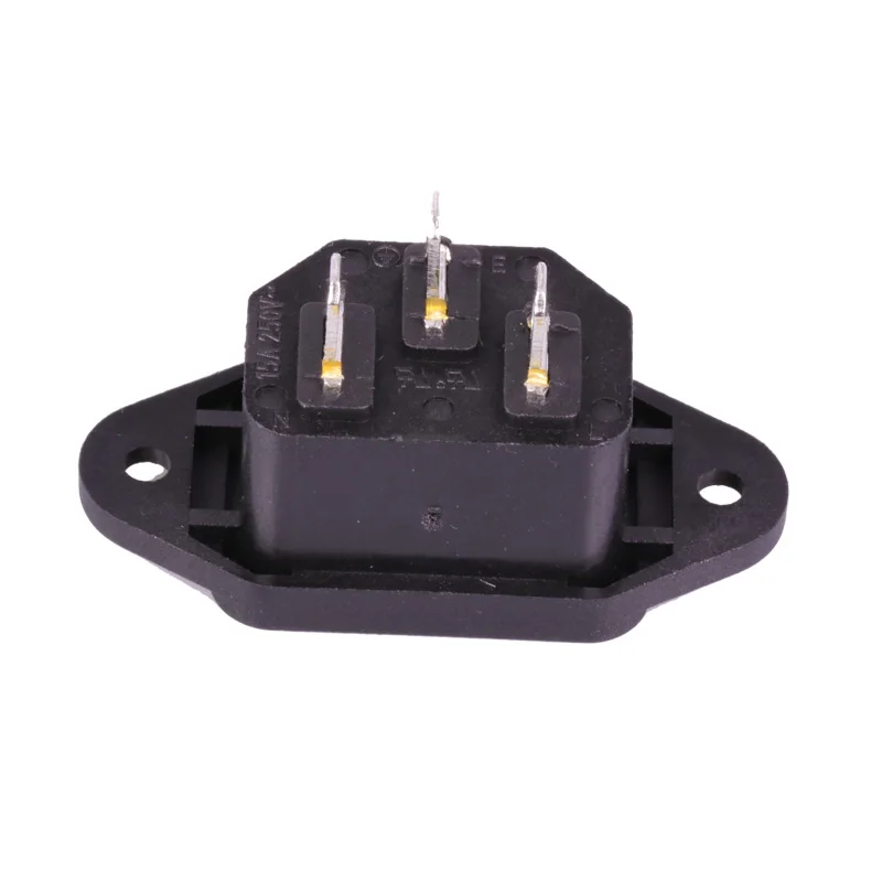 3 шт. черная розетка IEC320 C14 с контактами 250 В 10 А|Соединители| |