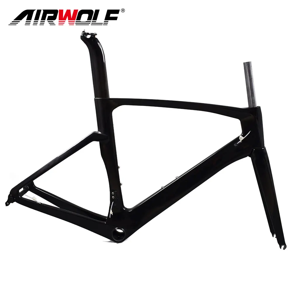 Flash Deal Newest OEM carbon road bike frame BB386 bottom bracket framework carbon 700c chinese cheap carbon frames road bike 1