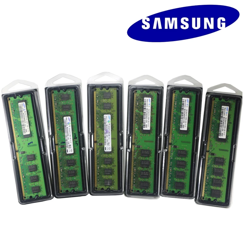 Модуль памяти для настольного ПК Samsung оперативная память DDR2 800 667 МГц PC2 6400U 1 Гб 2 4