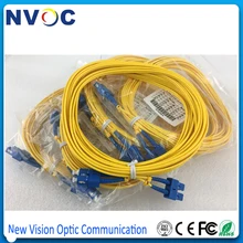 10 шт./лот, 10 м SM, DX, SC/UPC-SC/UPC Волоконно-оптический патч-корд, одномодовый дуплексный, ПВХ-кабель, 2,0 мм или 3,0 мм волоконно-оптический соединительный кабель