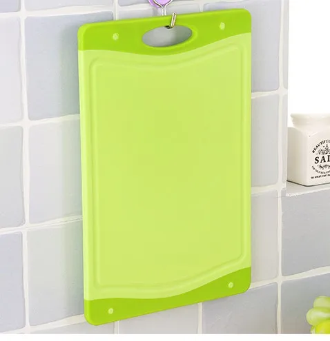 

Moldproof thick kitchen household polyethylene resin plastic large white food cutting fruit green chopping board block
