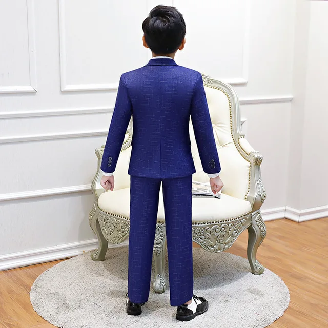 Костюмы для мальчиков на свадьбу, костюм Enfant Garcon Mariage блейзер для мальчиков Jogging Garcon; детская нарядная одежда; фортепиано костюм для выступлений L15