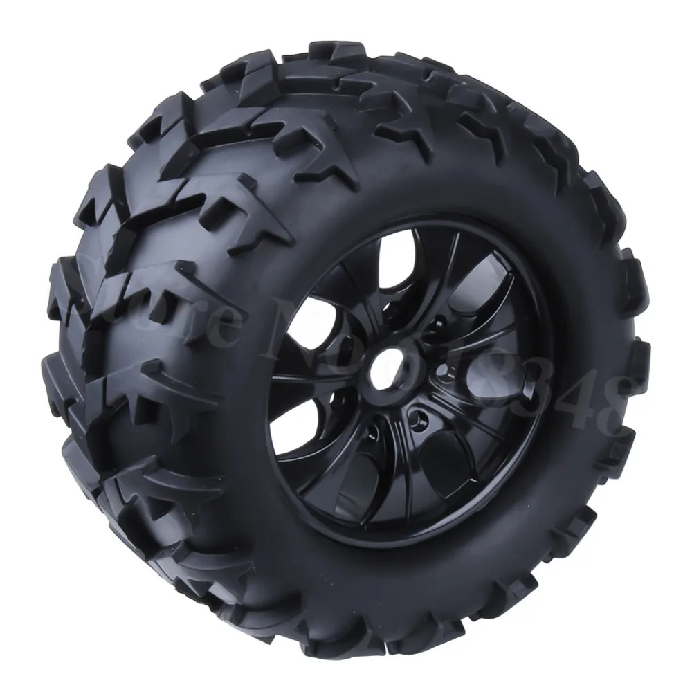 4 шт. резиновые шины 150 мм RC 1/8 Monster Truck Bigfoot и колесные диски 17 Шестигранная втулка