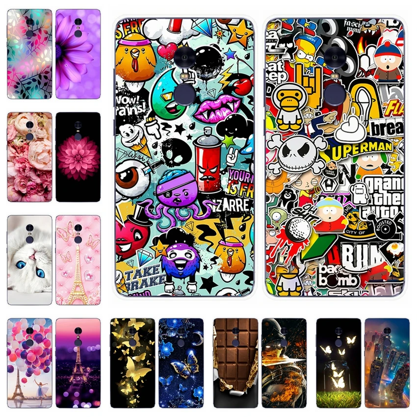 

Silicone Cases for Coque Redmi Note 4 4 pro 4X 3G 32G Pro 4G 64G Soft TPU Slim Cover Phone case for Redmi Note4 Global Version