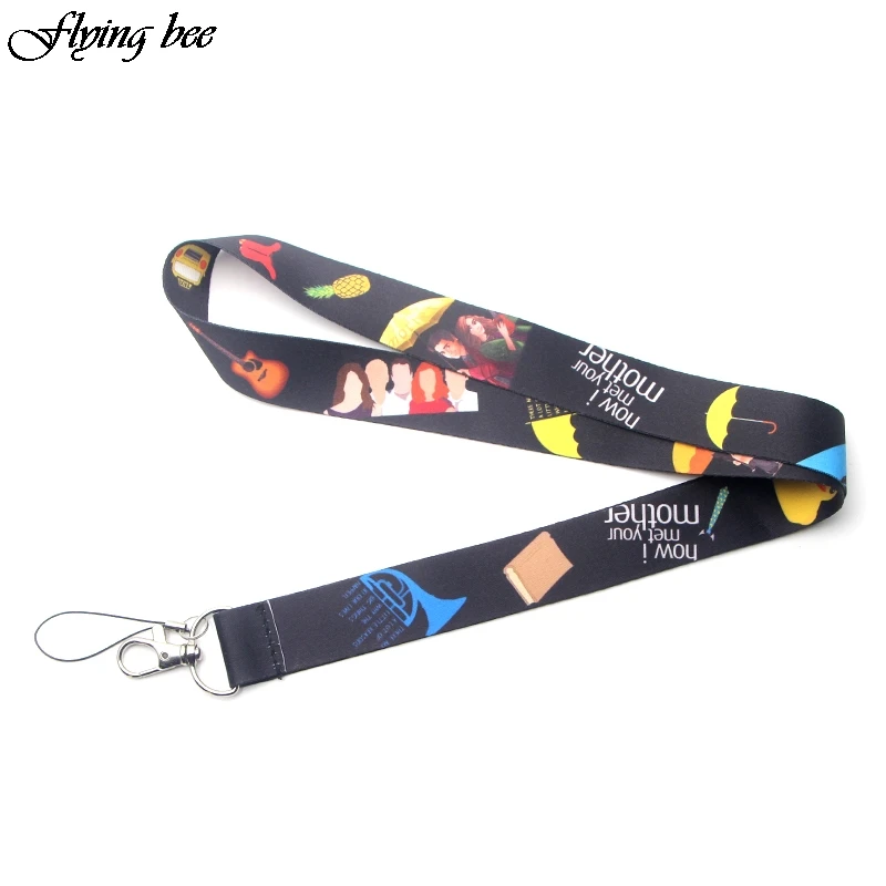 

Flyingbee love story Lanyards For Keys ID Card Pass Gym Mobile Phone USB Badge Holder Hang Rope Lariat Lanyard X0079