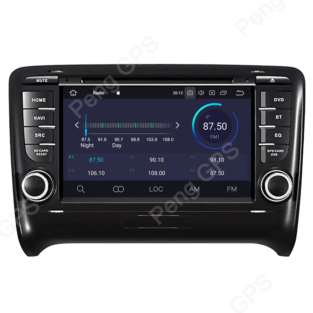 Flash Deal Car CD DVD Player Android 9.0 Car Radio for AUDI TT 2006-2014 GPS Navigation 8 Core 1024*600 IPS Screen 2Din Multimedia Headunit 4