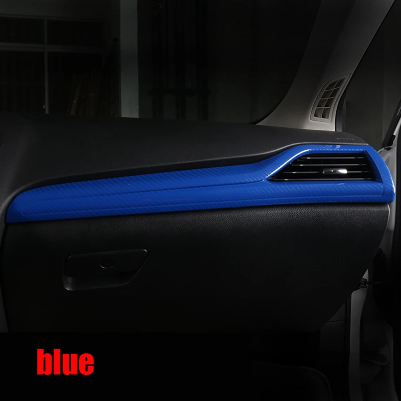 Карбоновое волокно внутренняя центральная консоль молдинги Co-pilot правая воздушная декоративная рамка выпускного отверстия Накладка для Ford Fusion Mondeo 2013