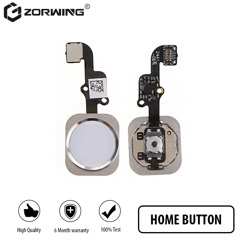 

1 PCS 4.7/5.5 inch Home Button with Flex Cable for iPhone 5S 6 6S Plus Black/White/Gold Home Flex Assembly repair parts