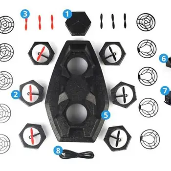 프로그래밍 가능한 교육용 드론 예비 부품, 모터 암 충전 세트 제어, 새로운 Makeblock 에어블록