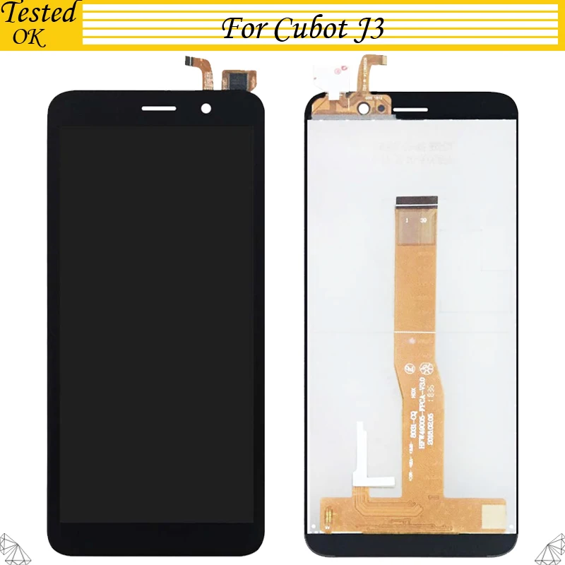 

5.0'' Black For Cubot J3 LCD Display with Touch Screen Digitizer Assembly For Cubot J3 LCD Phone Accessories