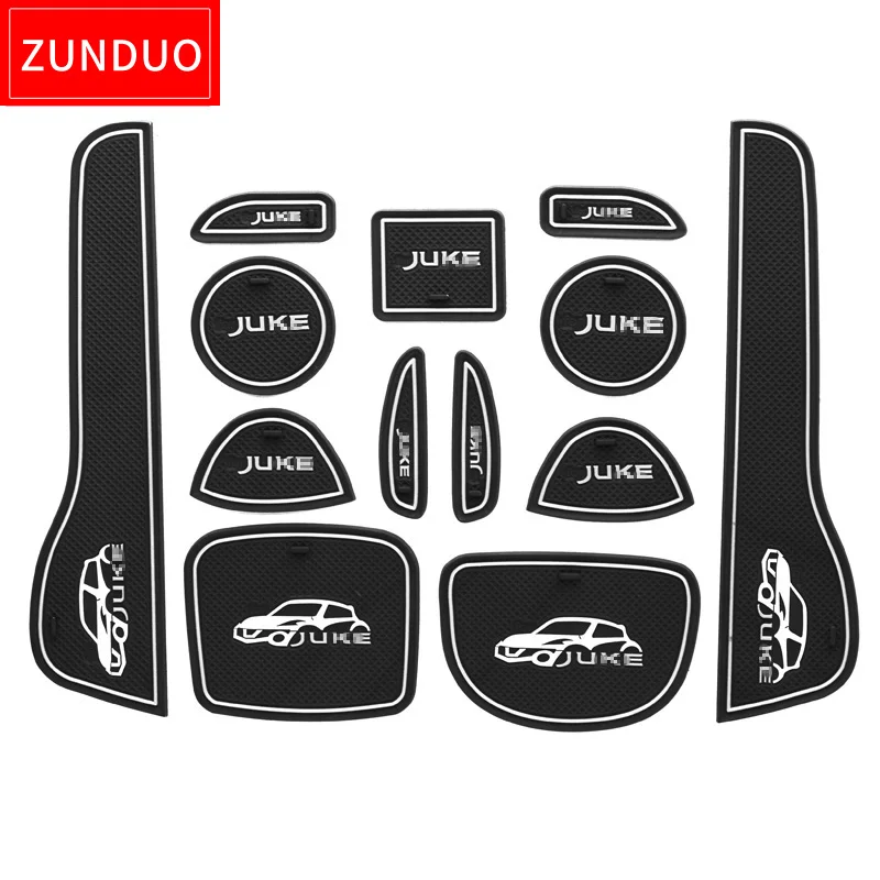 13 шт. Нескользящие Коврики для Nissan Juke 2013 2016 nismo s sl sv|pad|pad padpad mat |
