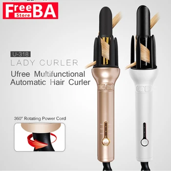 

New Automatic Gold Ceramic Hair Curler Professional Big Wave Pear Flower Cone Electric Hair Curling Iron Hair Styling Tools