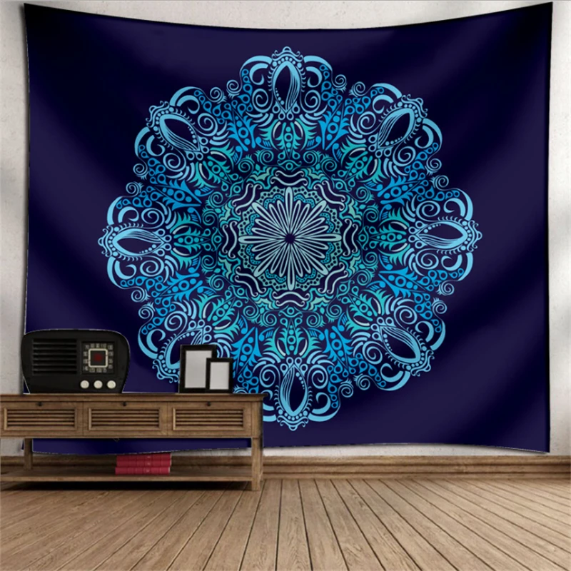 Style 12 180X230 см гобелен в виде мандалы, настенный гобелен в виде индийского хиппи, декоративный коврик для йоги, пляжное полотенце, одеяло - Цвет: Style 12