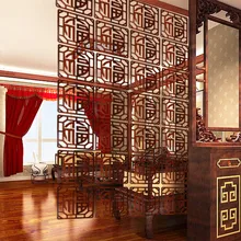 Твердой древесины современные плитки минималистский перегородка для гостинной щит вход настенный спальня Складные Настенные Панели Декоративные