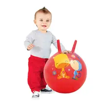 Детский утолщенный надувной игрушечный мяч для прыжков, эластичный расширительный мяч для малышей с насосом для ног