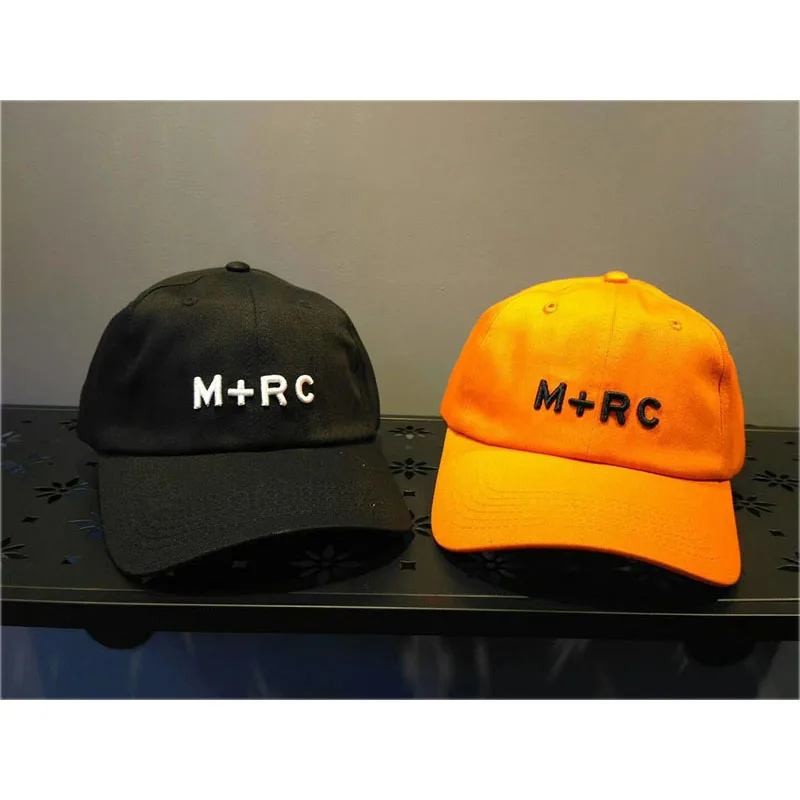 

Places+Faces Hat Man Women Couple Lovers Casual Embroidery Adjustable M+RC Baseball Cap Orange Black White Places+Faces Cap