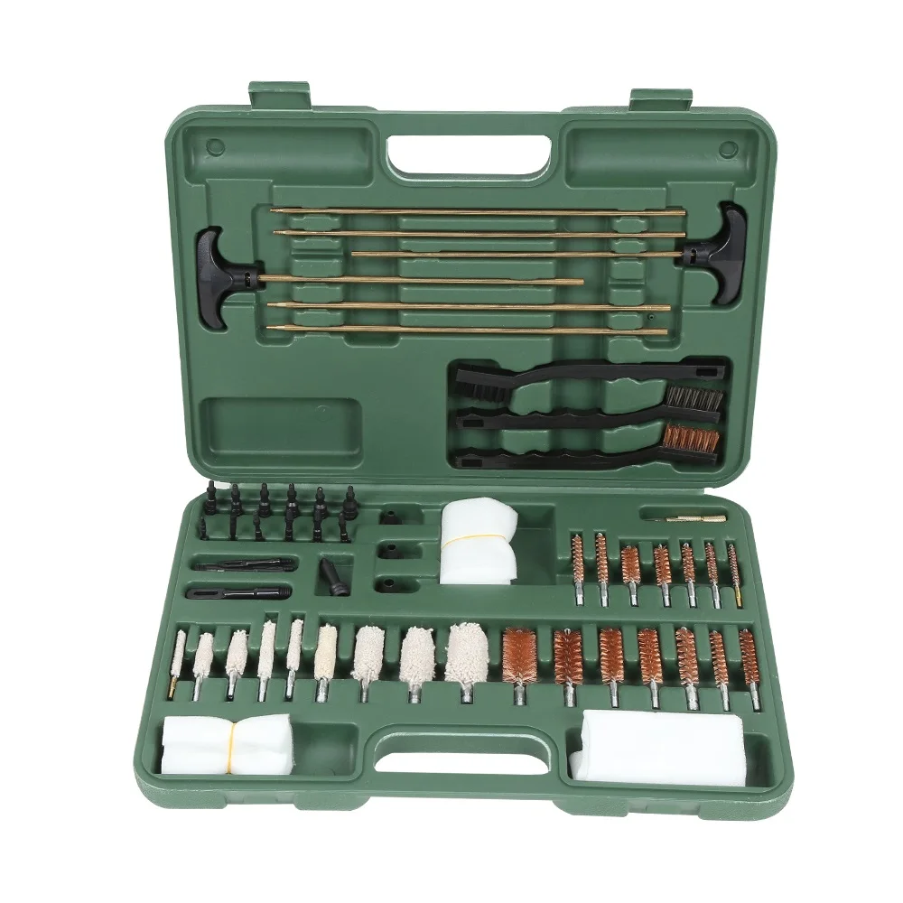 

Cleaning Kit For Rifles Pistols Pipe Mop Brushes Rust Removal Tool Set Portable Multifunctional Hand Tool Sets With Storage Case