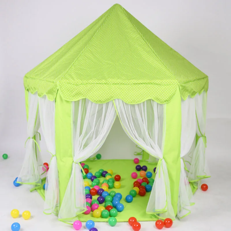 six angle tent -assemble-3-green