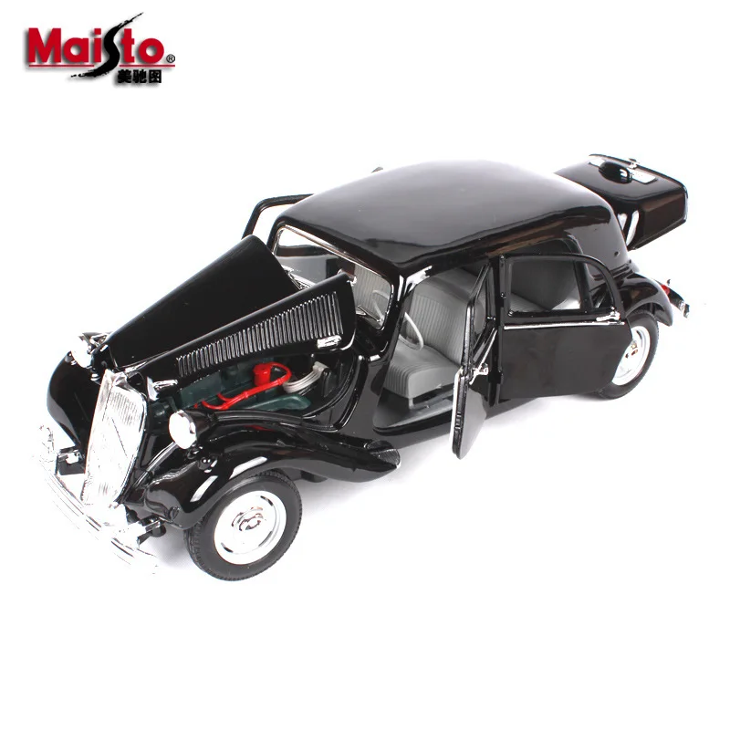 Классическая модель автомобиля Maisto 1:18 1952 Citroen 15CV из сплава в стиле ретро
