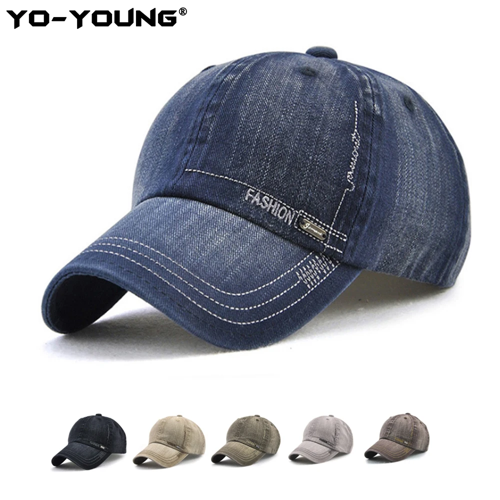 

Unisex Baseball Cap Vintage Snapback Baseball Caps Hats Casual Summer Spring Denim Hats For Men Women Adjustable