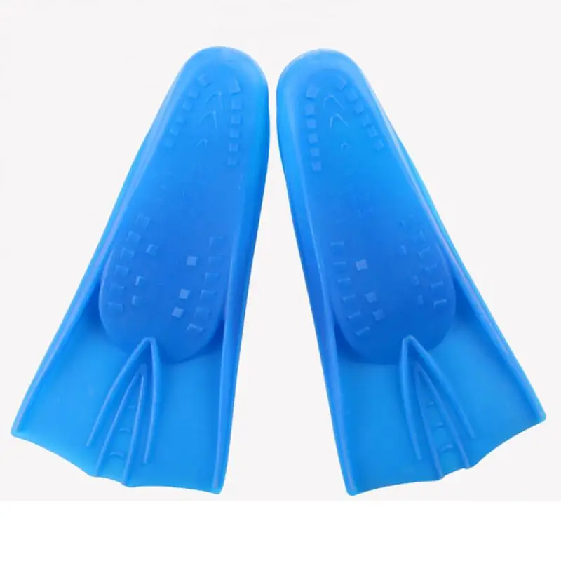 Silicone Swimming Fins Short Flipper Anti slip Diving Flippers Webbed